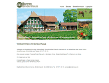 Tablet Screenshot of bindenhaus.ch